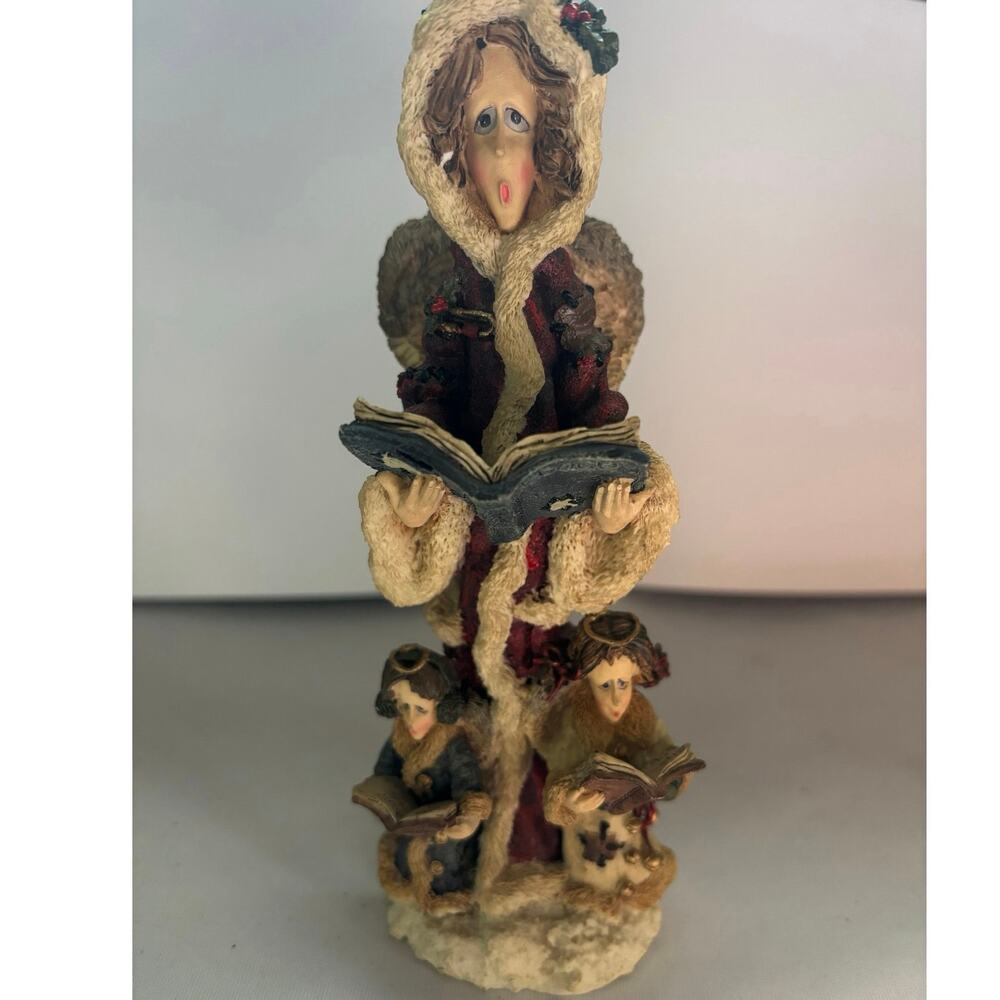 Vintage 1995 Boyds Collection Folkstone Seraphina Jacob Rachael Choir Angels